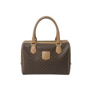 Celine Speedy Handbag Boston Bag Macadam Brown